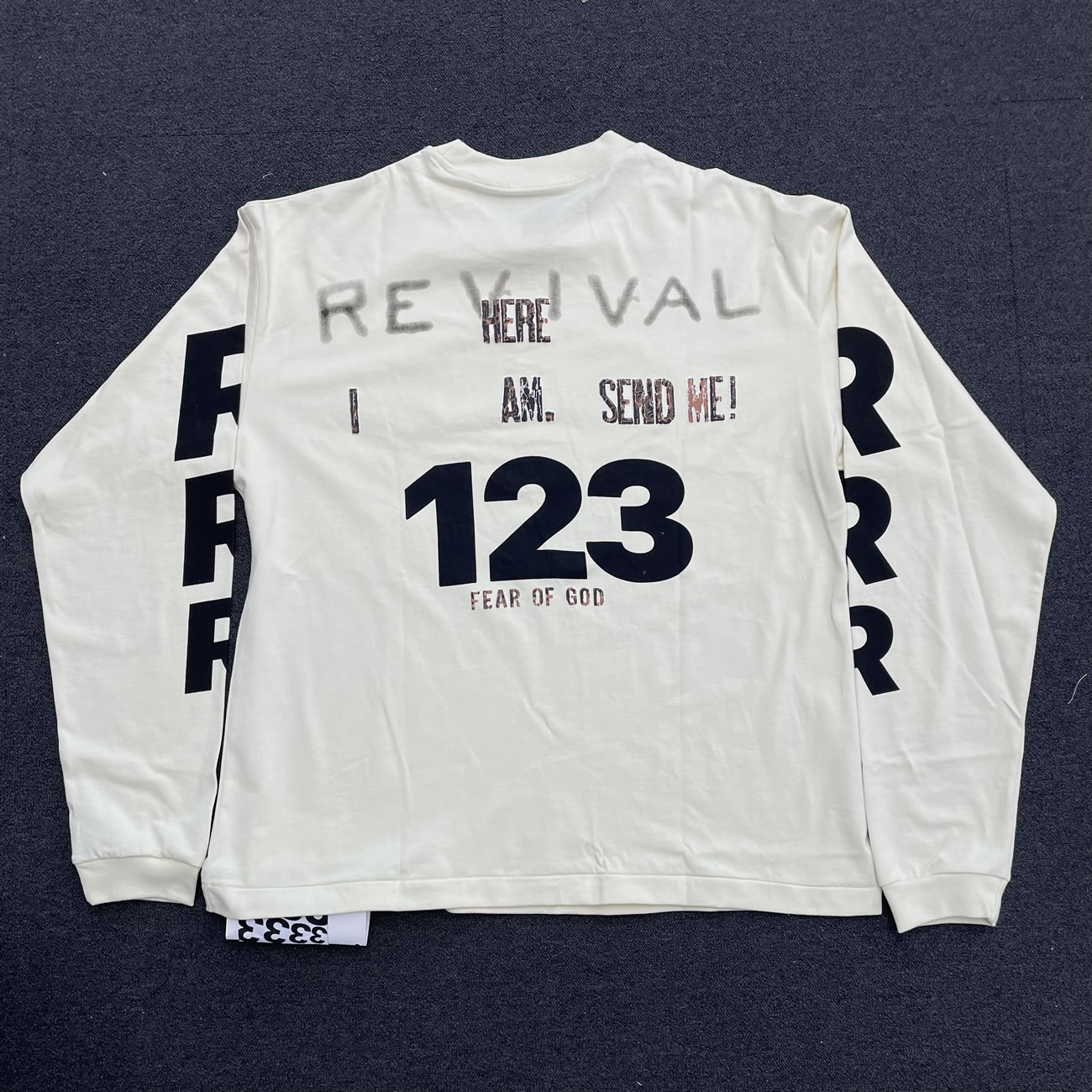 Fear Of God X Rrr123 Revival Ls T Shirt Ivory Fw22 (2) - newkick.app