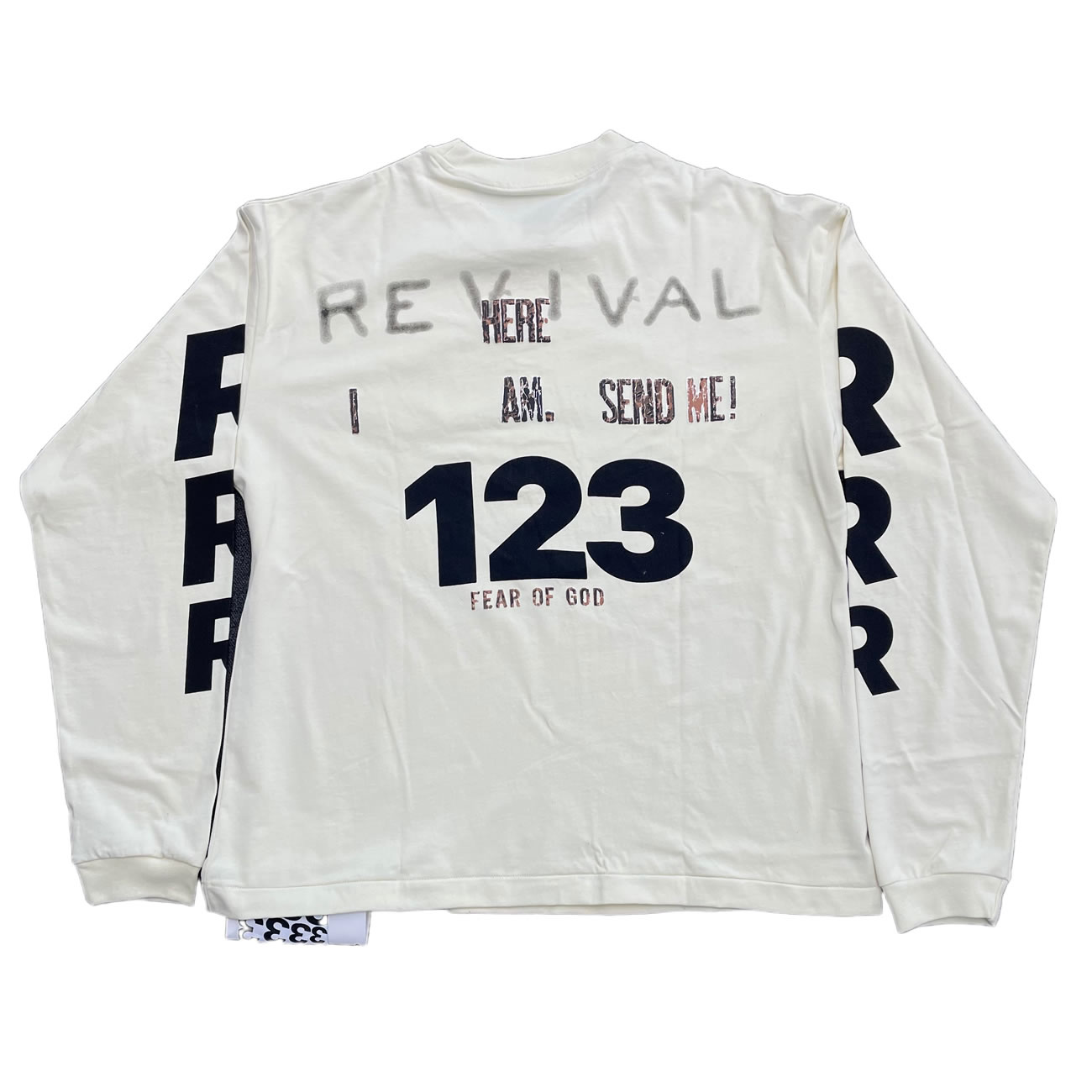 Fear Of God X Rrr123 Revival Ls T Shirt Ivory Fw22 (6) - newkick.app