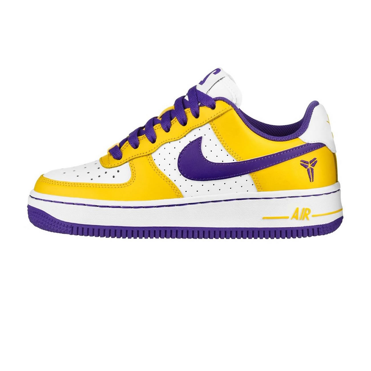 Kobe Bryant X Nike Air Force 1 Low Purple Gold Color (1) - newkick.app