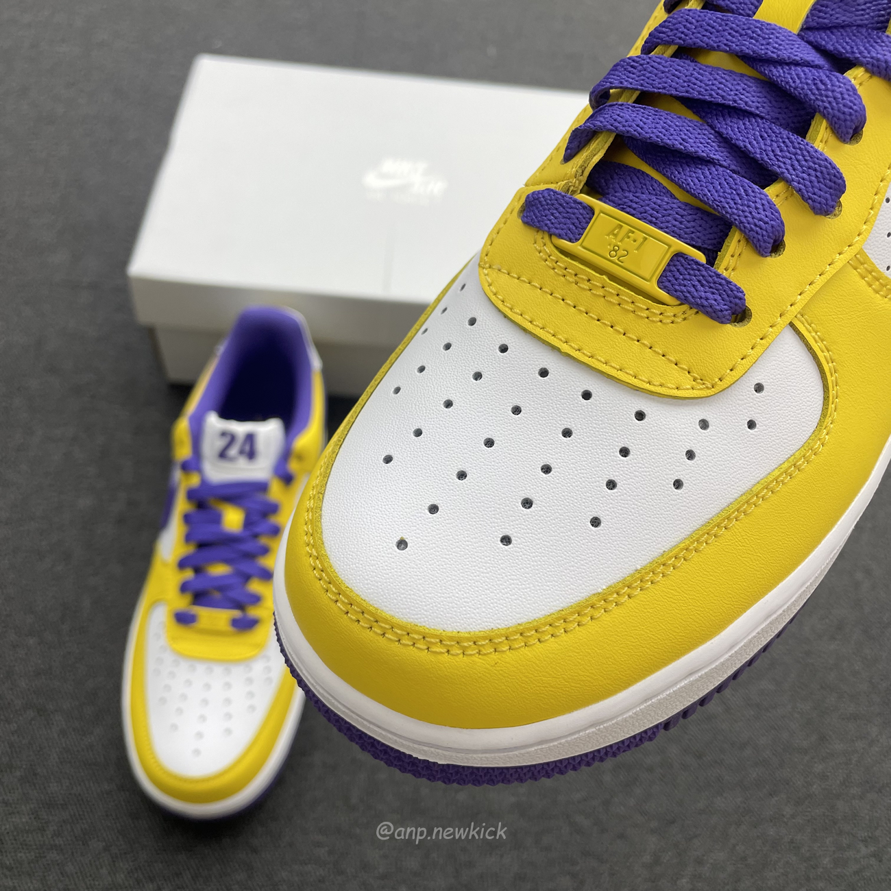 Kobe Bryant X Nike Air Force 1 Low Purple Gold Color (5) - newkick.app