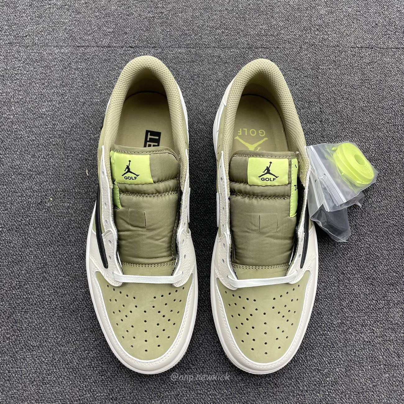 Air Jordan 1 Retro Low Golf Travis Scott Neutral Olive Fz3124 200 (11) - newkick.app