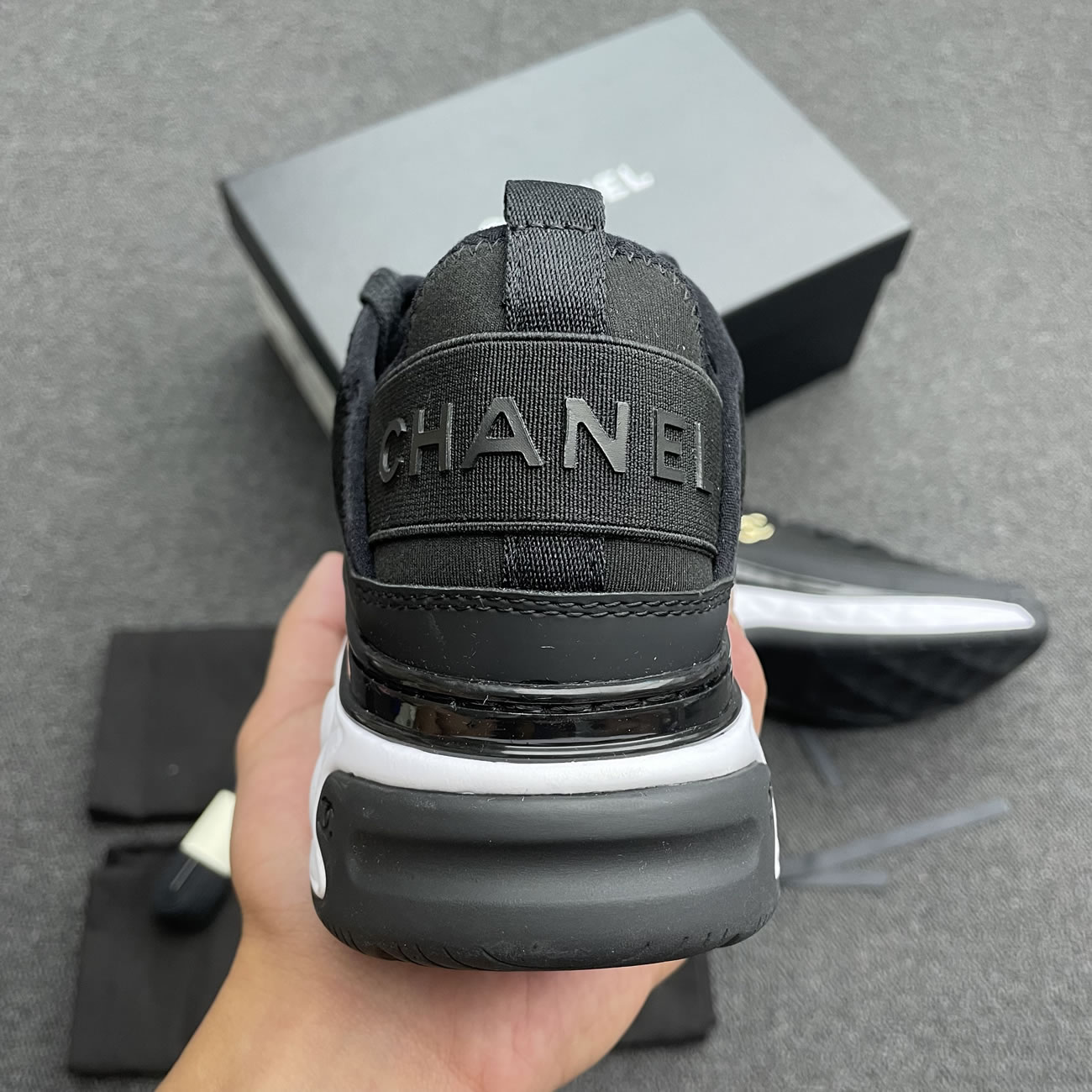 Chanel Casual Style Plain Logo Low Top Sneakers (14) - newkick.app