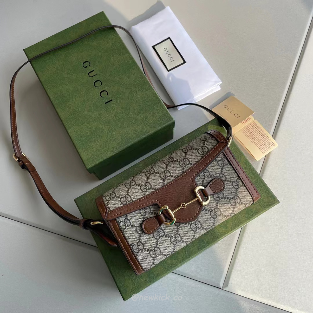 Gucci Horsebit 1955 Mini Handbag 699296 92tcg 8563 (12) - newkick.app