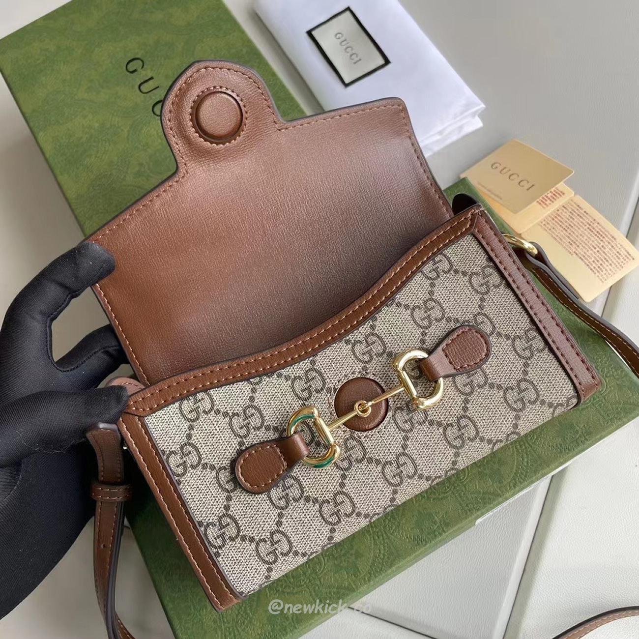 Gucci Horsebit 1955 Mini Handbag 699296 92tcg 8563 (8) - newkick.app