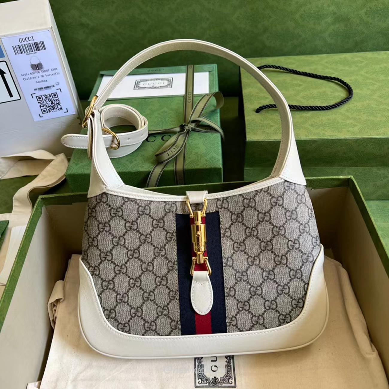 Gucci Jackie 1961 Shoulder Bag 636706 Huhhg 9794 (5) - newkick.app