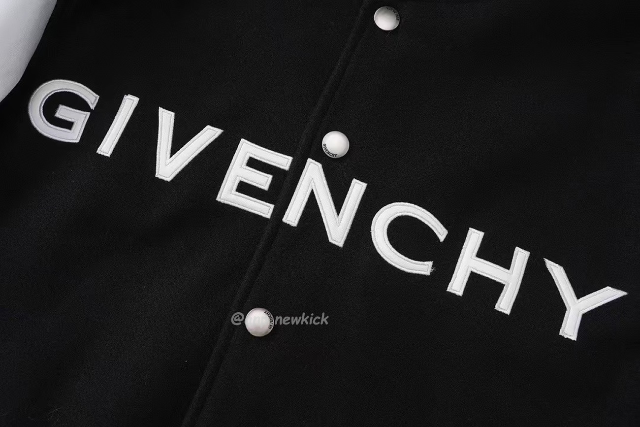 Givenchy Knitted Logo Varsity Jacket (4) - newkick.app