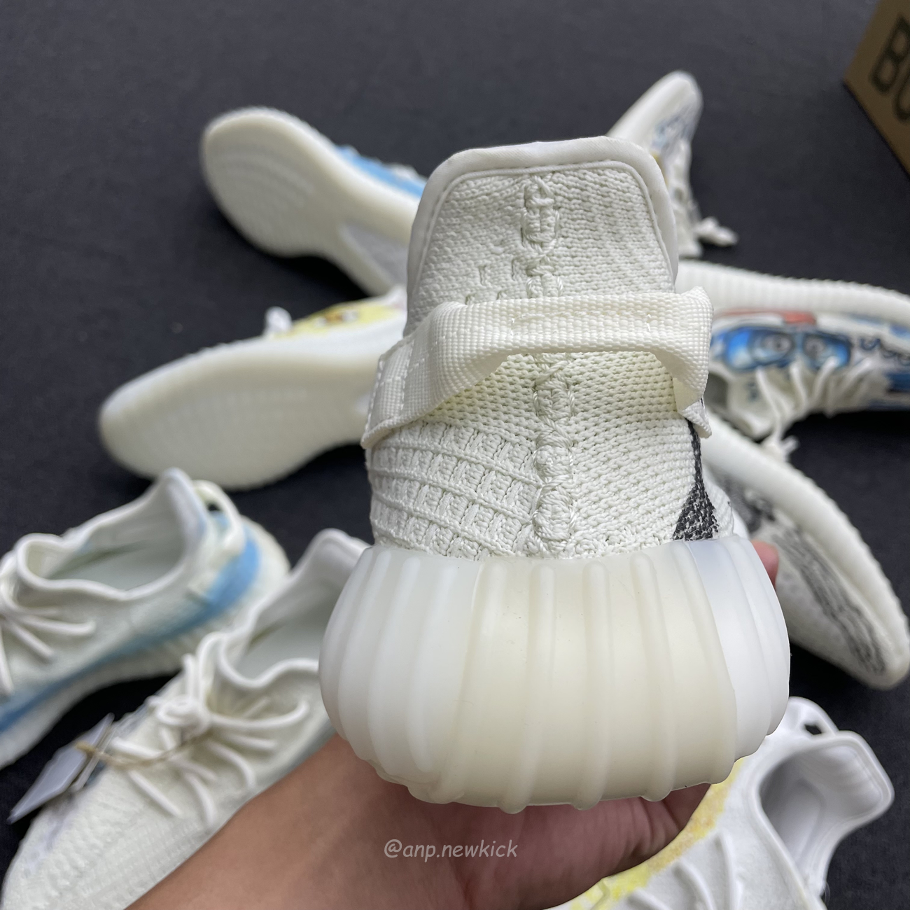 Adidas Yeezy Boost 350 V2 Bone Graffiti Hq6316 (10) - newkick.app