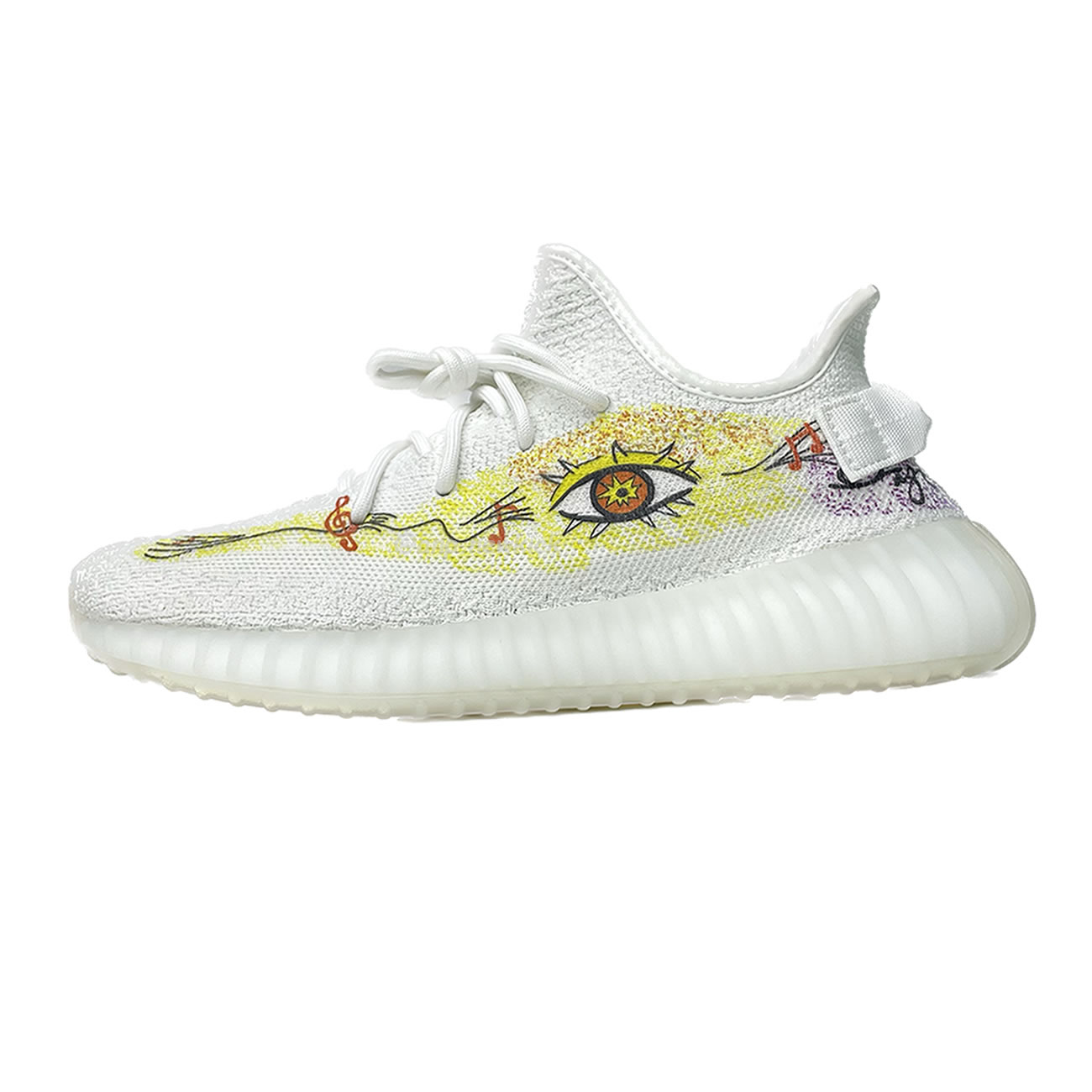 Adidas Yeezy Boost 350 V2 Bone Graffiti Hq6316 (23) - newkick.app