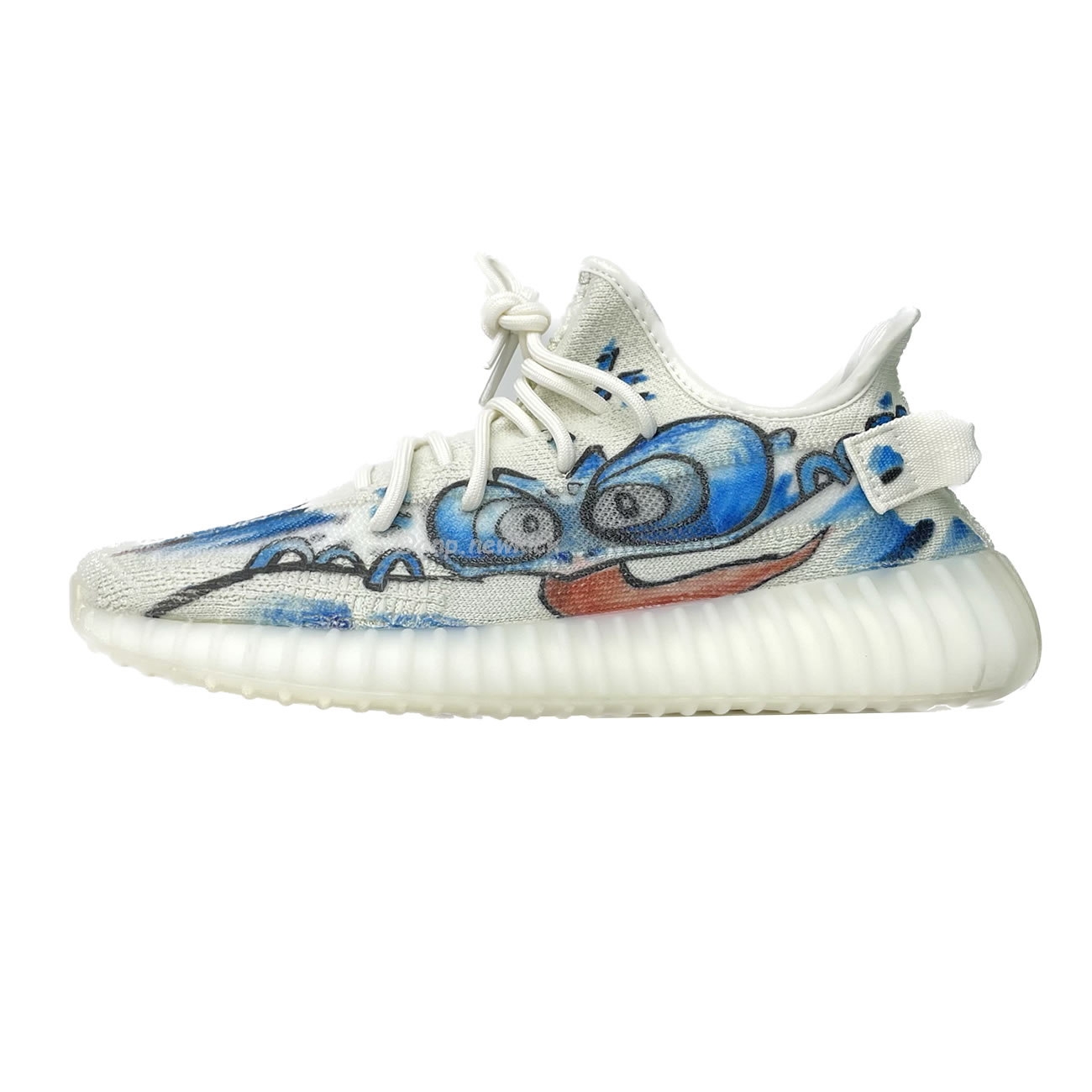 Adidas Yeezy Boost 350 V2 Bone Graffiti Hq6316 (7) - newkick.app