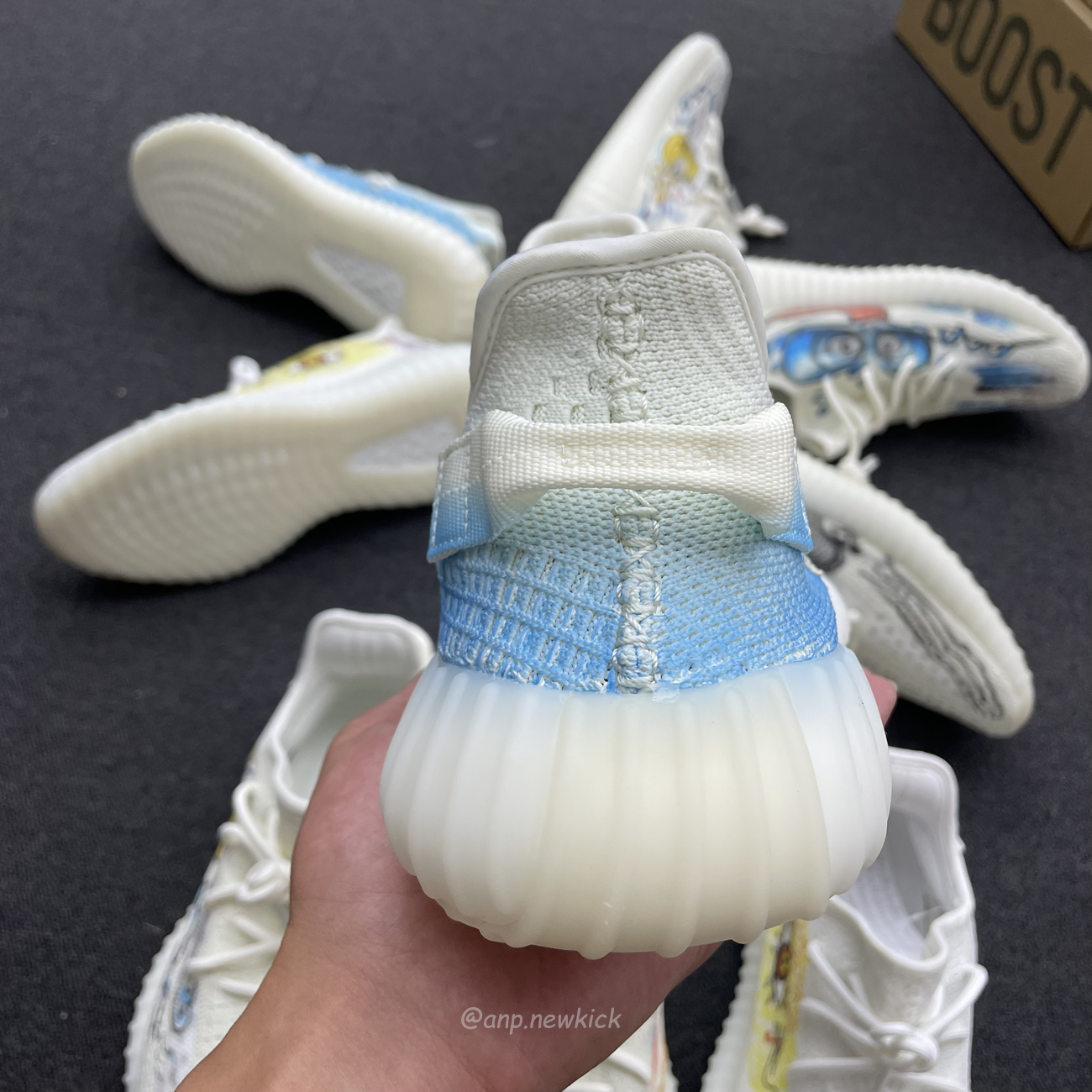 Adidas Yeezy Boost 350 V2 Bone Graffiti Hq6316 (8) - newkick.app