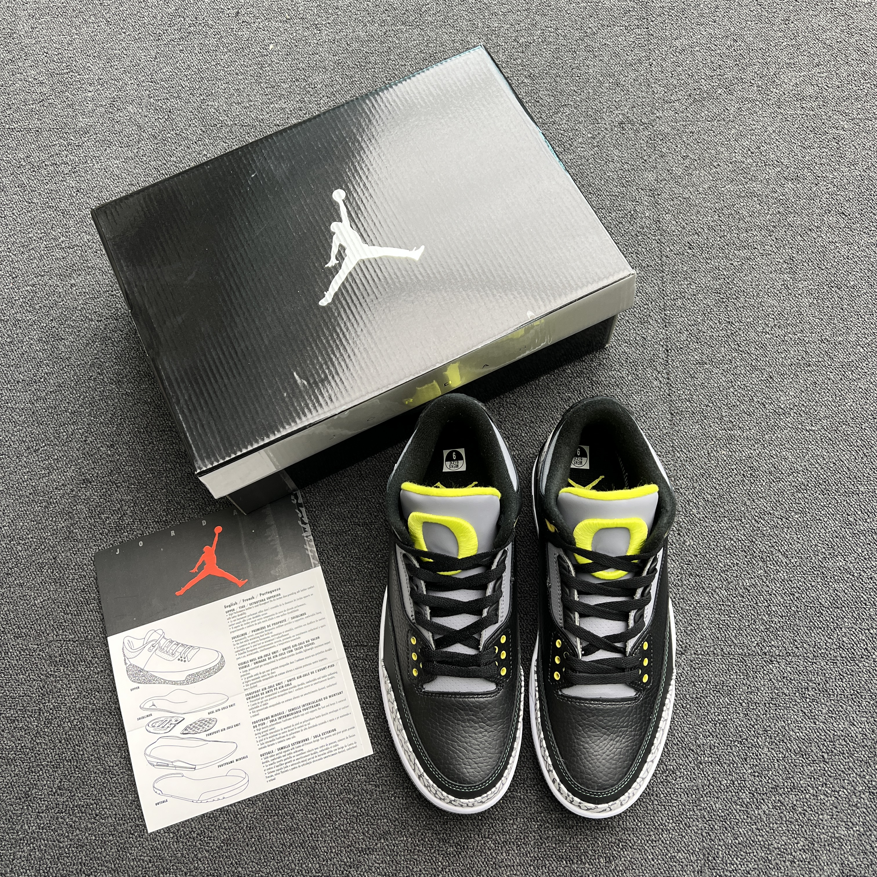 Jordan 3 Retro Oregon Ducks Pit Crew Both Pairs H011 Mnjdls 5 (6) - newkick.app