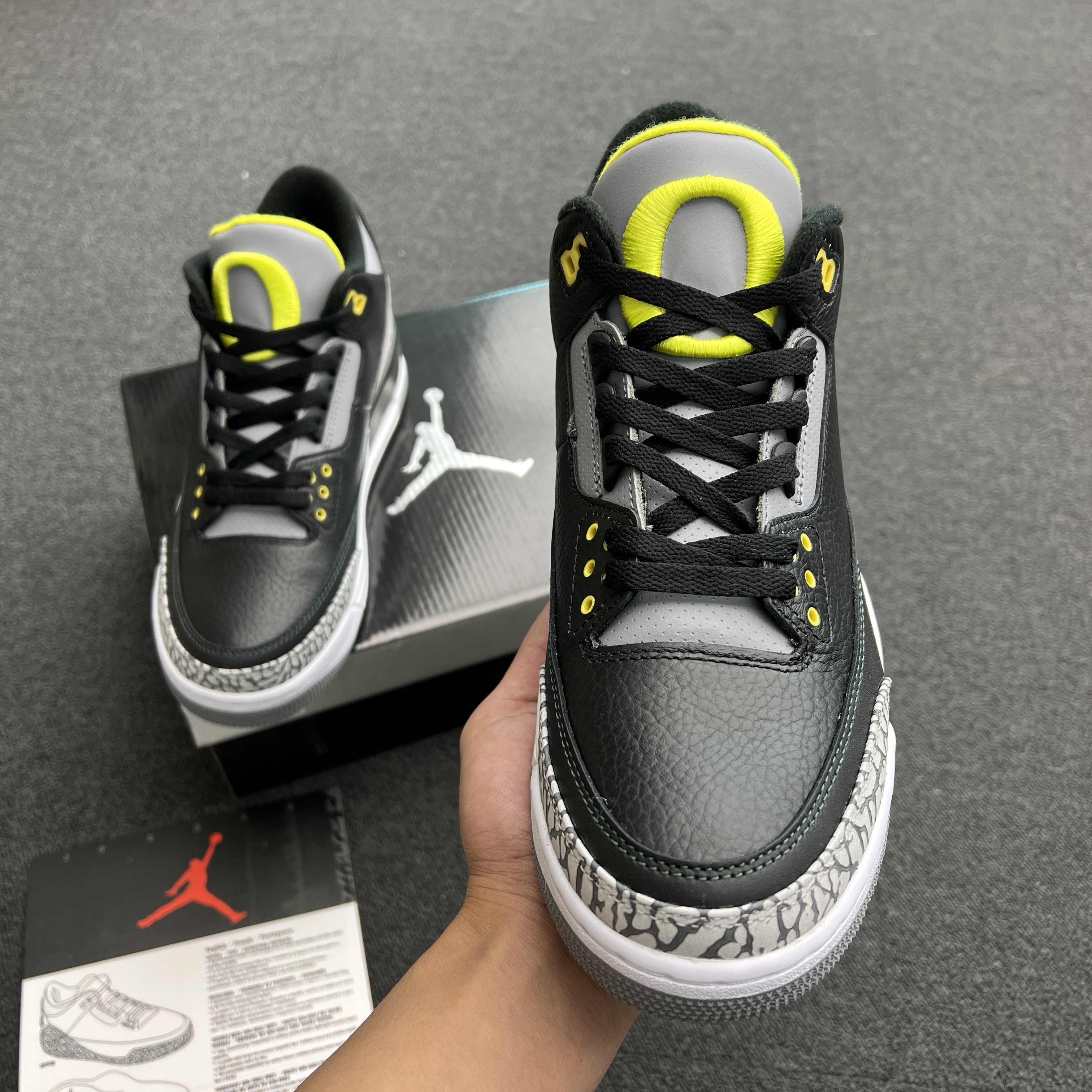 Jordan 3 Retro Oregon Ducks Pit Crew Both Pairs H011 Mnjdls 5 (8) - newkick.app