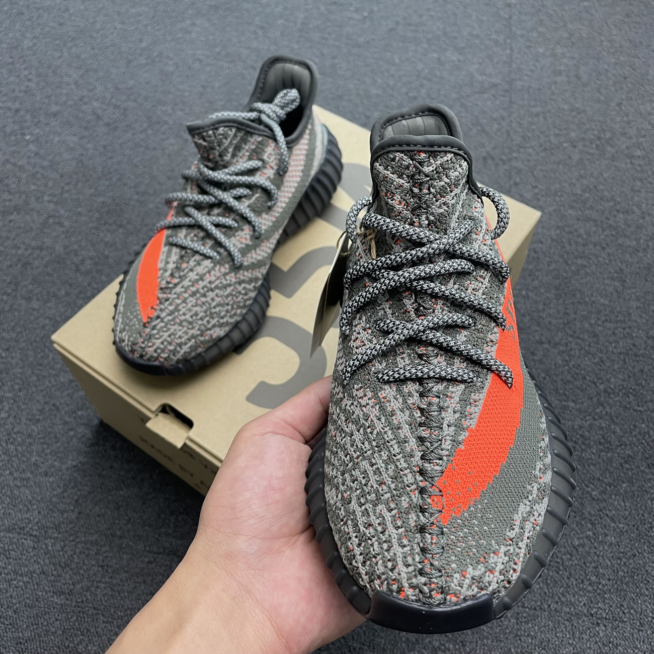 Adidas Yeezy Boost 350 V2 Dark Beluga Hq7045 (4) - newkick.app