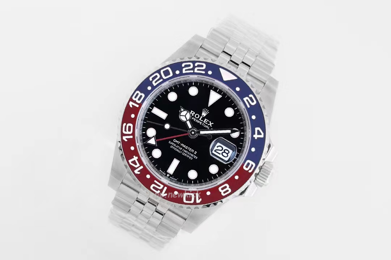 Rolex Gmt Master Ii Battgirl Pepsi Jubilee (10) - newkick.app