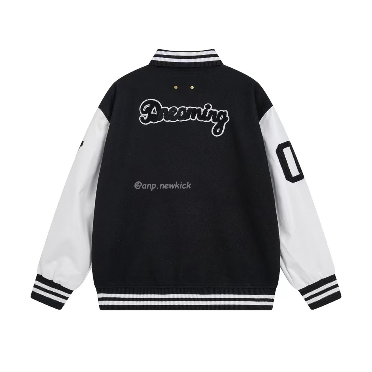 Louis Vuitton Black L Patch Varsity Jacket (6) - newkick.app