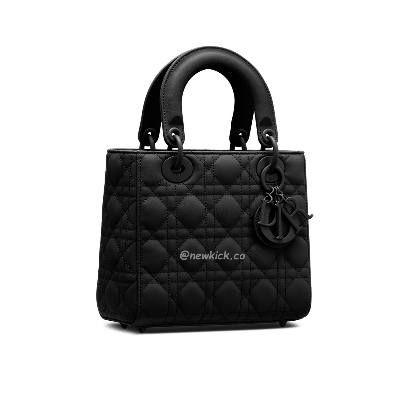 Dior My Lady Abc Black Ultra Matte Canage Calfskin With Rattan Pattern M0538sloi M989 (13) - newkick.app