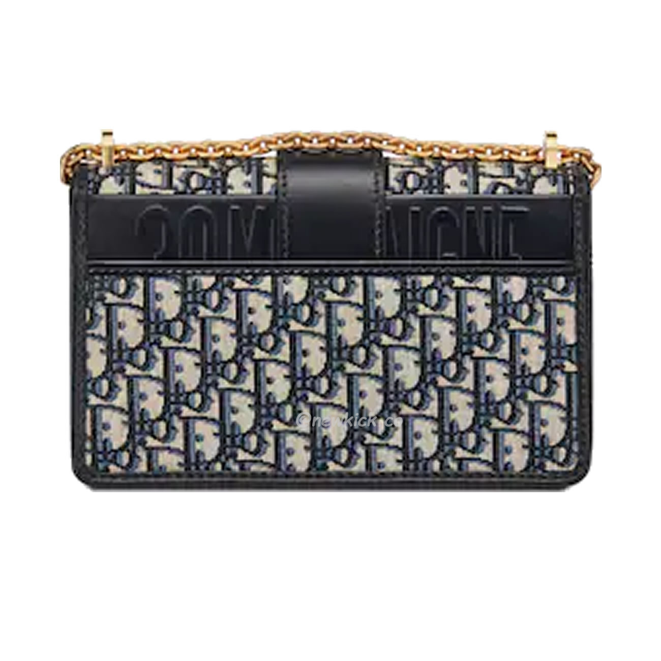 Dior 30 Montaigne Chain Bag Blue Dior Oblique Jacquard M9208utzq M928 (12) - newkick.app