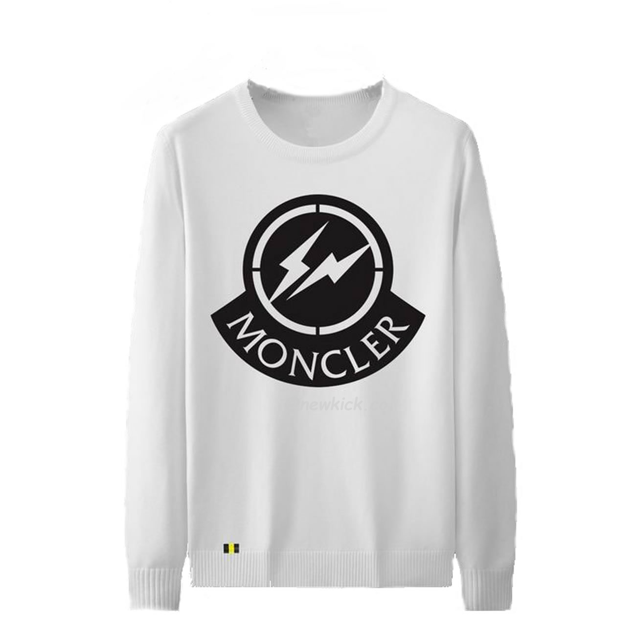 Moncler 2022 Crew Neck Pullover T Shirt Print White (1) - newkick.app