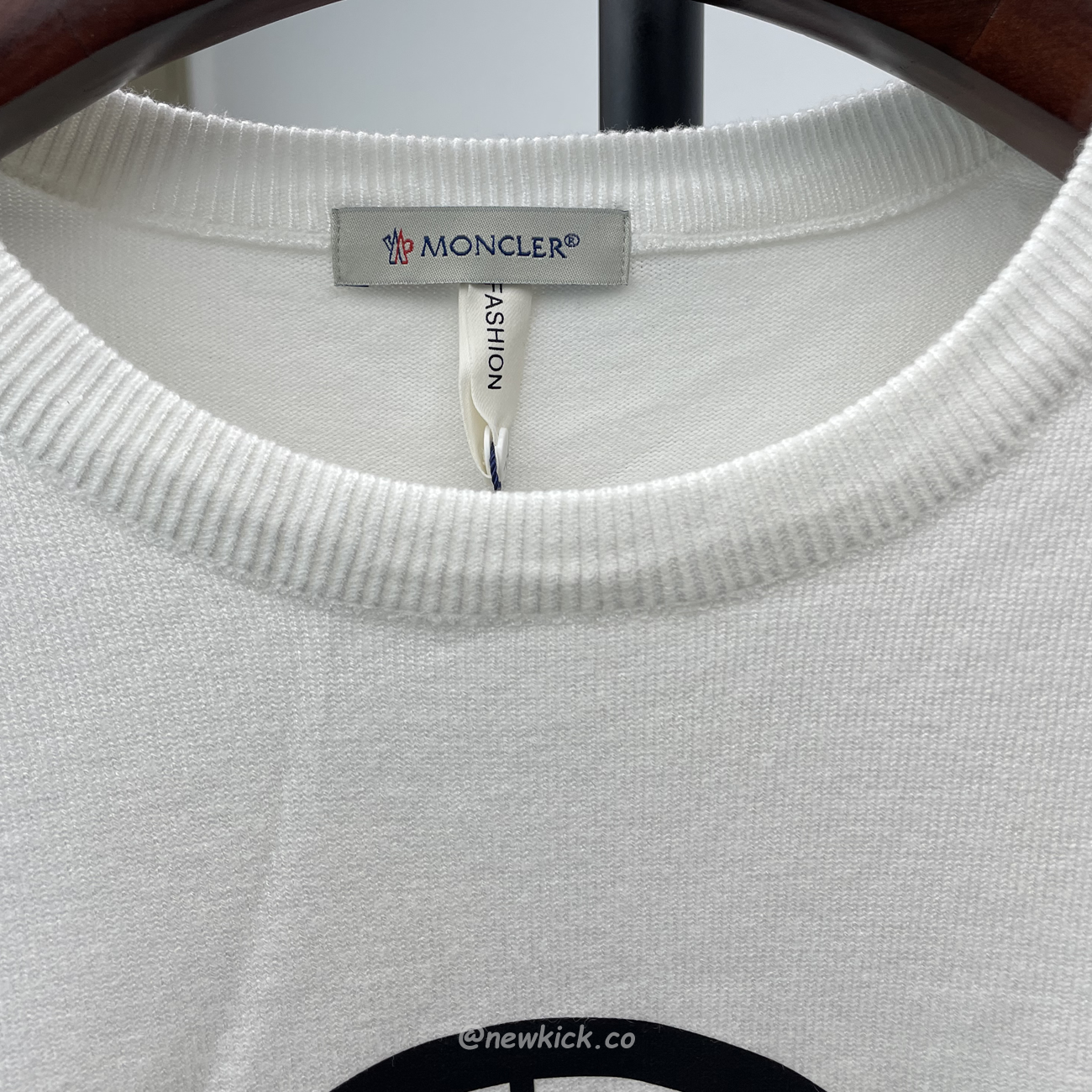 Moncler 2022 Crew Neck Pullover T Shirt Print White (4) - newkick.app