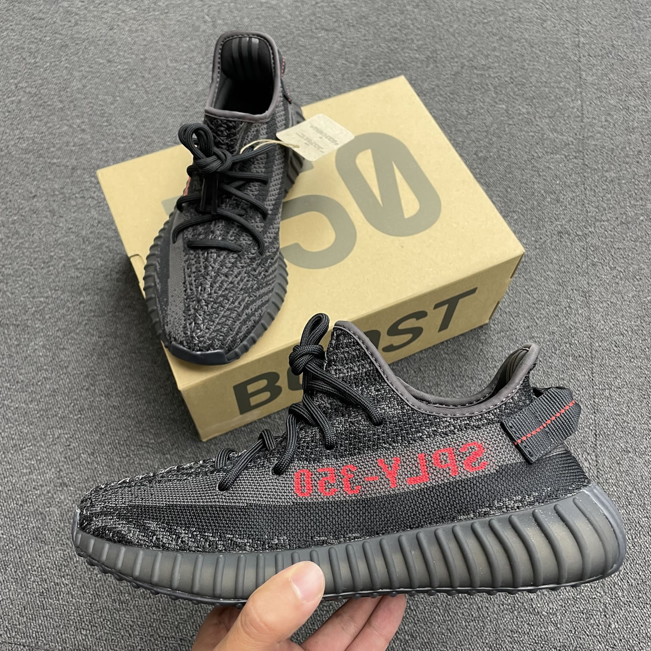 Adidas Yeezy Boost 350 V2 Dark Zebra Nk9655 (1) - newkick.app