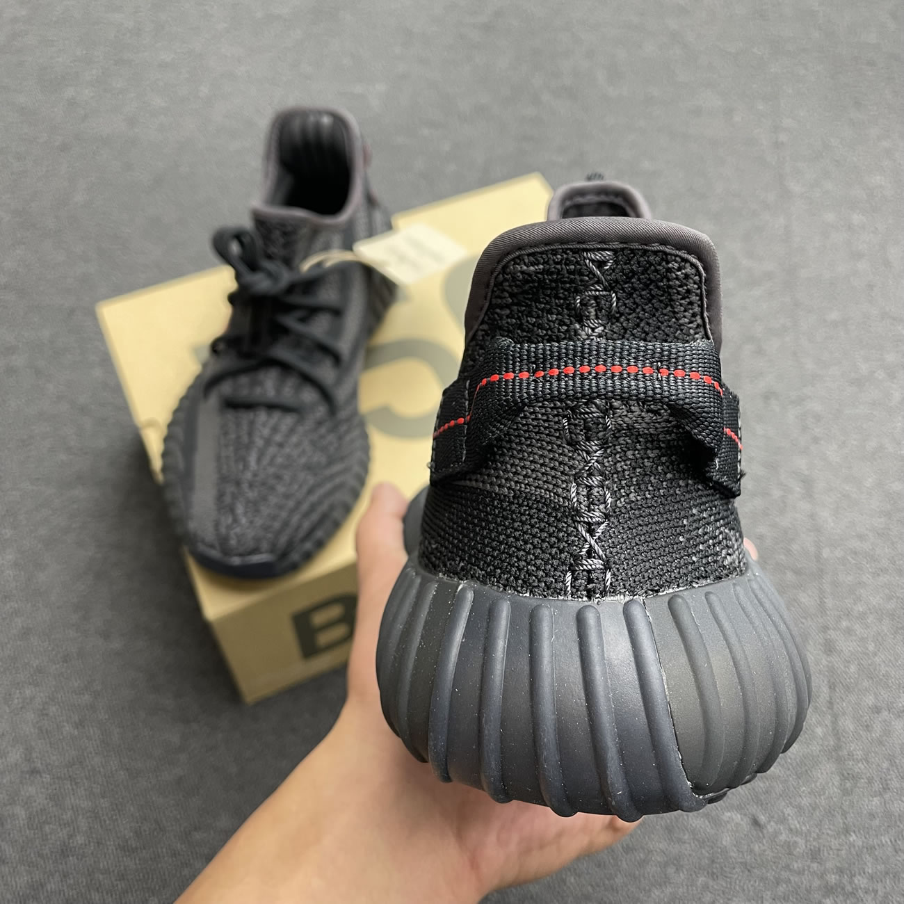 Adidas Yeezy Boost 350 V2 Dark Zebra Nk9655 (2) - newkick.app