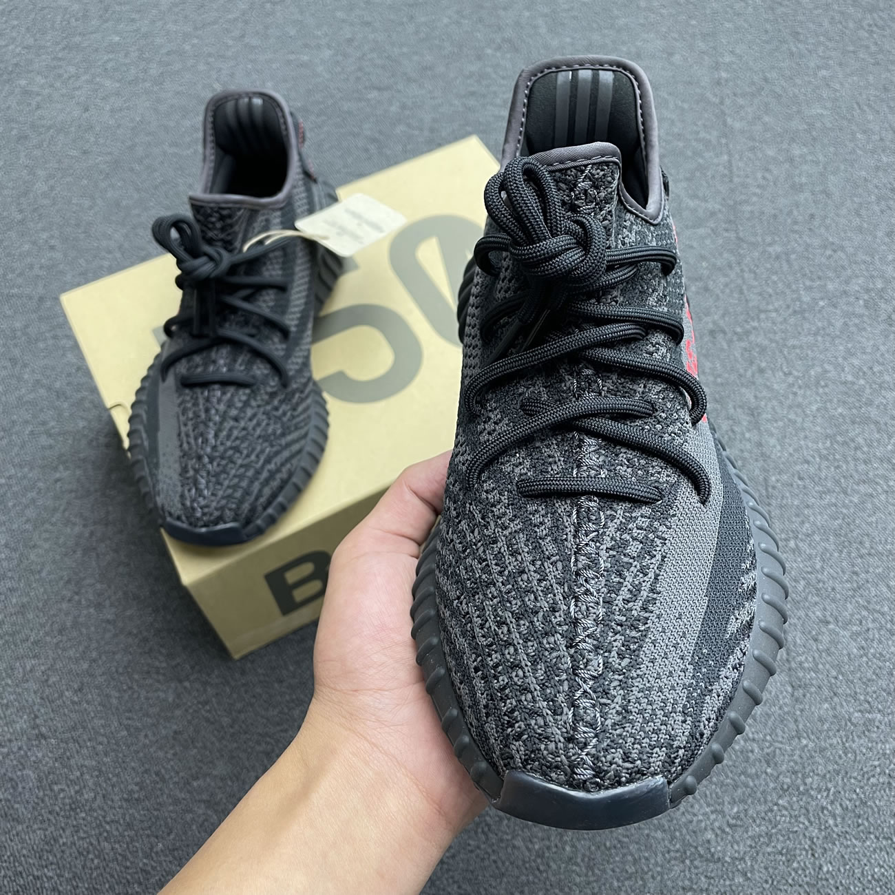 Adidas Yeezy Boost 350 V2 Dark Zebra Nk9655 (4) - newkick.app