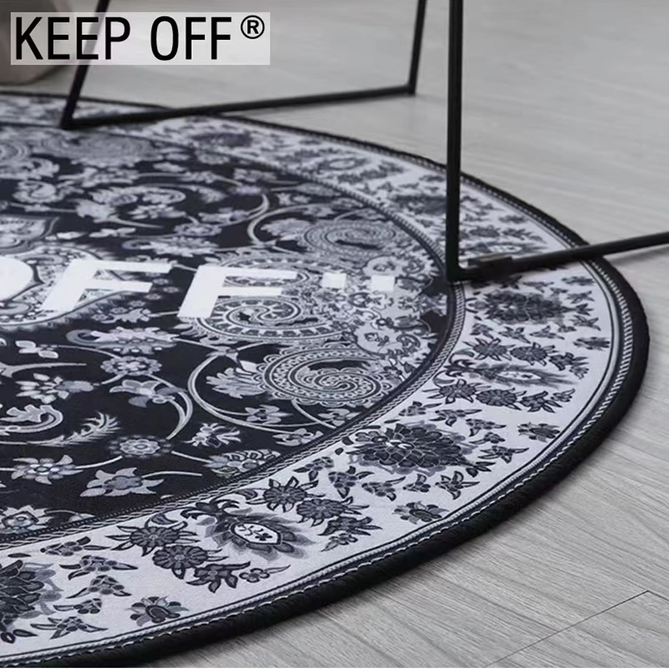 Off Keepo Carpet Black Grey (2) - newkick.app