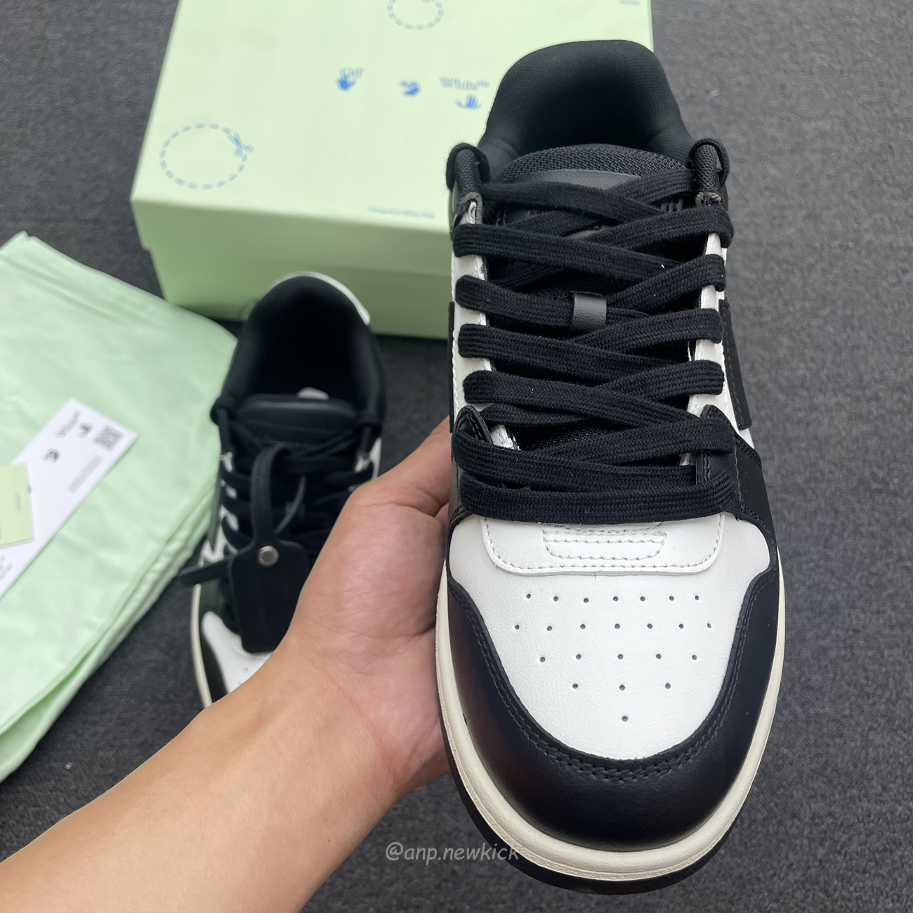 Off White Out Of Office Ooo Low Tops White Black White (15) - newkick.app