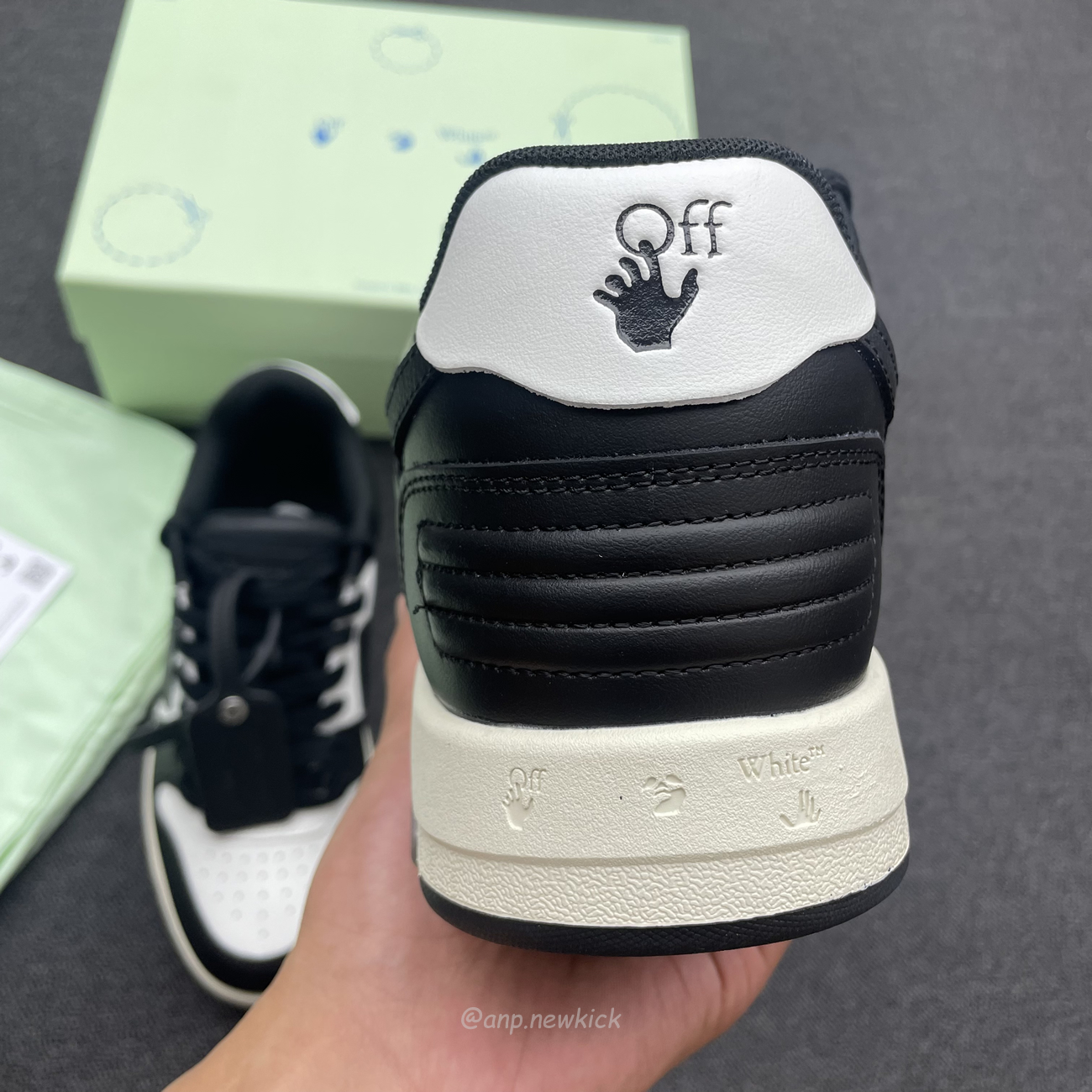 Off White Out Of Office Ooo Low Tops White Black White (16) - newkick.app