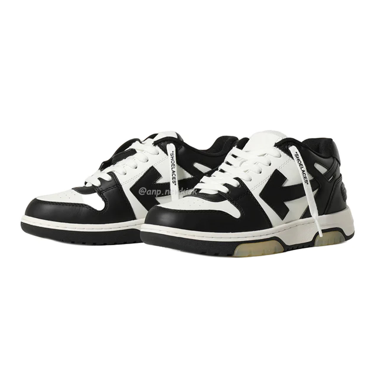 Off White Out Of Office Ooo Low Tops White Black White (4) - newkick.app