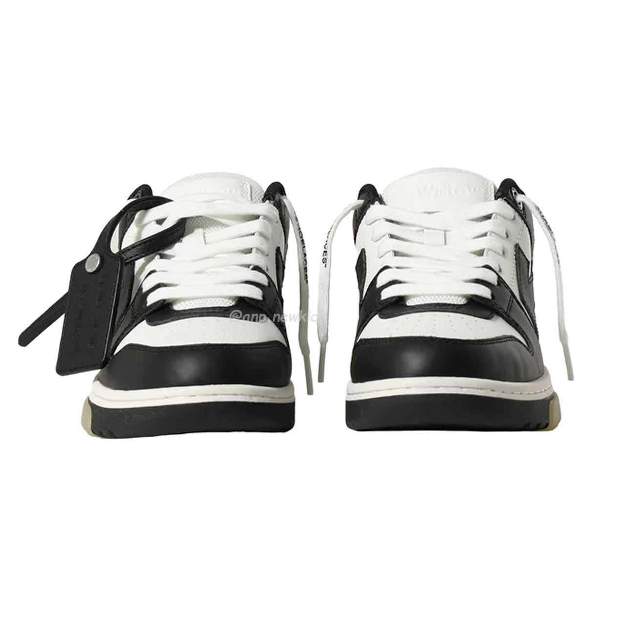 Off White Out Of Office Ooo Low Tops White Black White (6) - newkick.app