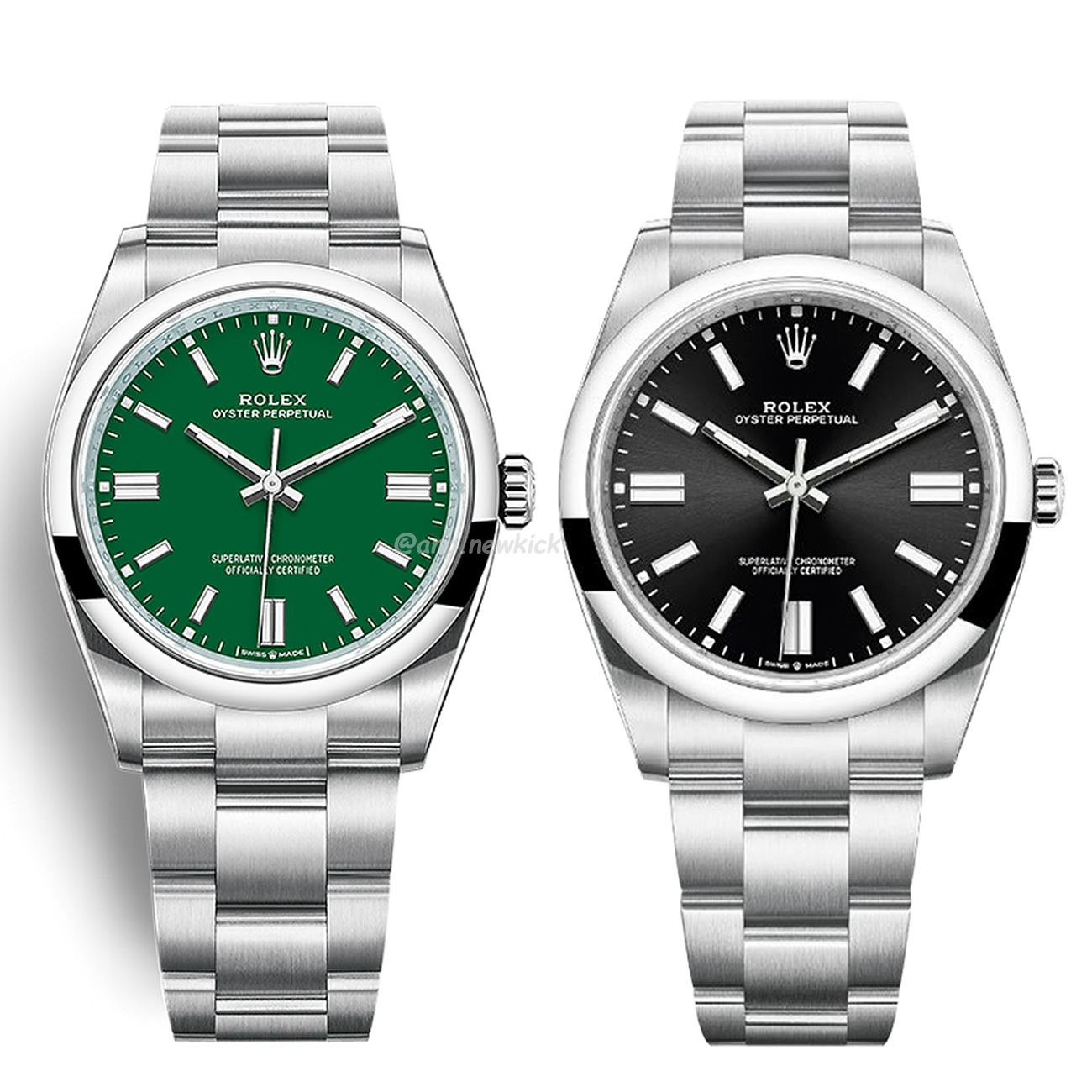 Rolex Oyster Perpetual Green Bright Black (1) - newkick.app