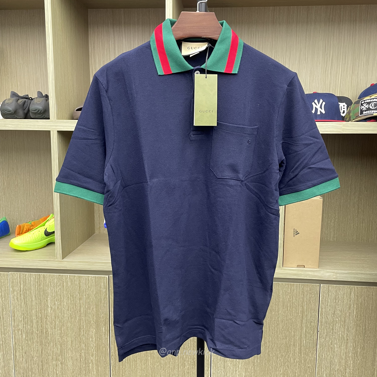 Gucci Gg Collar Polo Shirt (18) - newkick.app