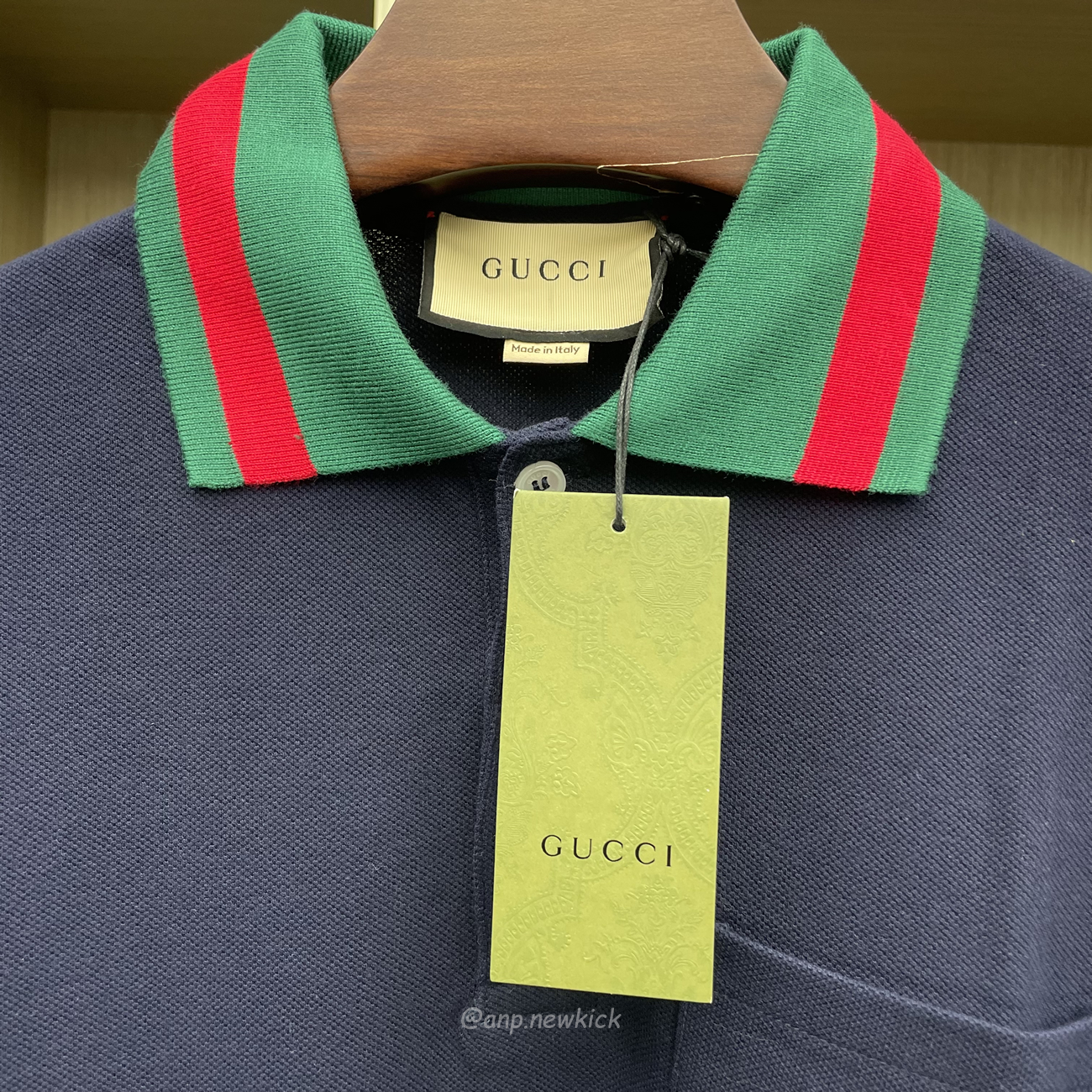 Gucci Gg Collar Polo Shirt (23) - newkick.app