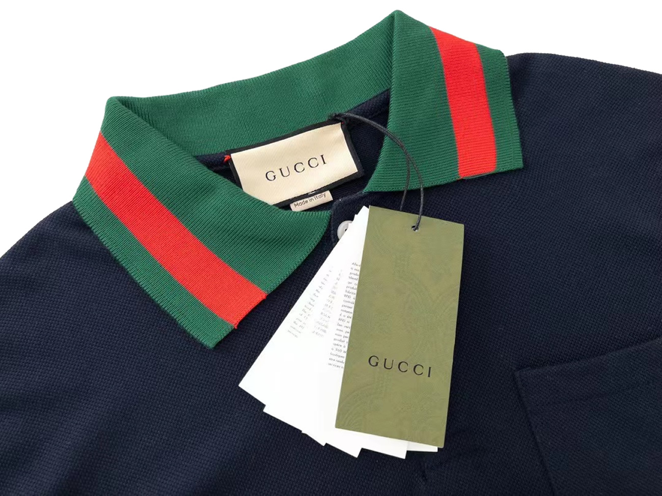 Gucci Gg Collar Polo Shirt (25) - newkick.app