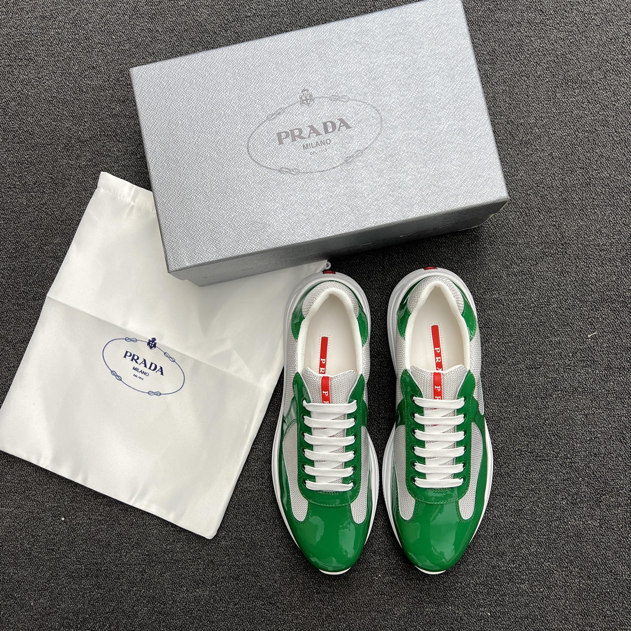 Prada America Cup Mango Silver 4e3400 Asz F0bx6 (7) - newkick.app