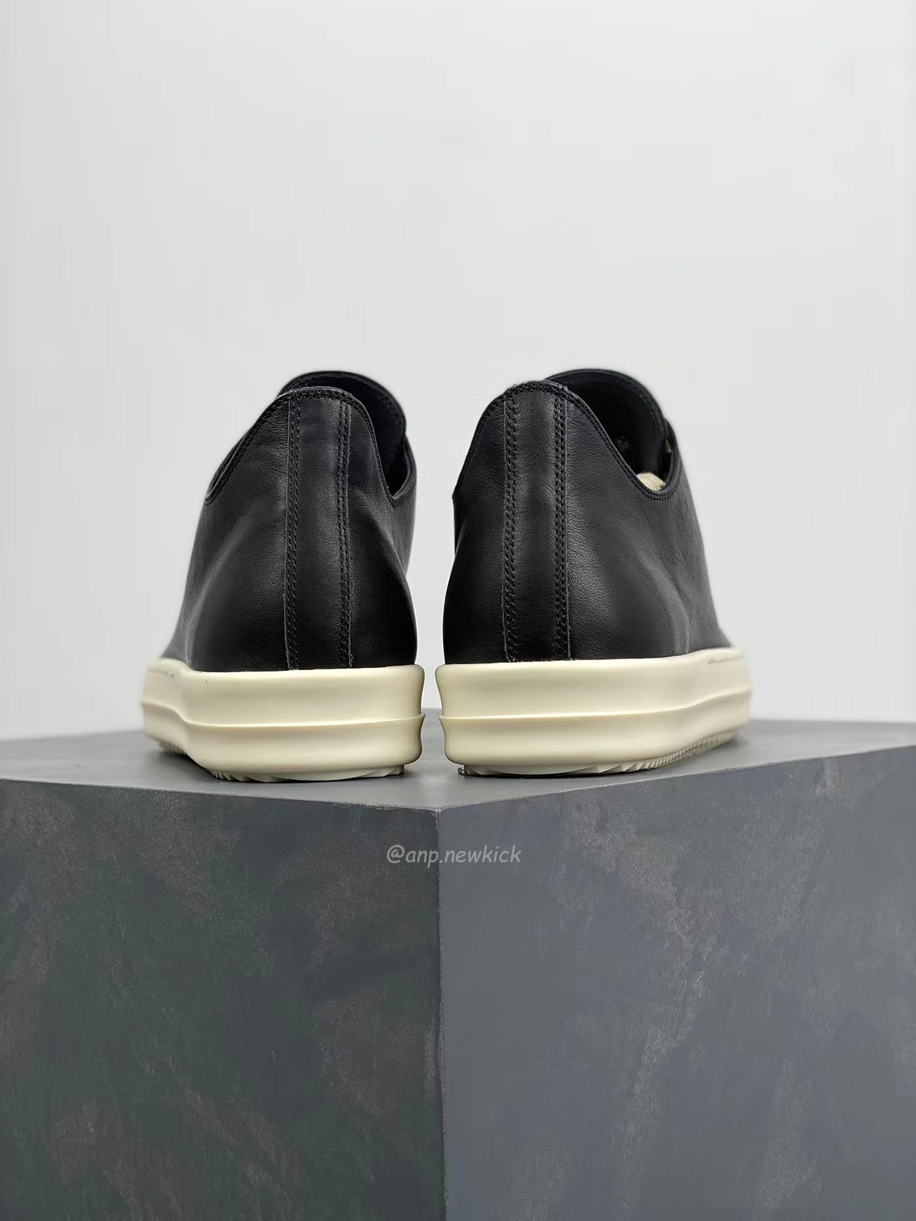 Rick Owens Leather Low Top Vintage Sneakers Suede Canvas Black Taupe Grey Faded Pnk Pearl Milk Dark Dust (24) - newkick.app