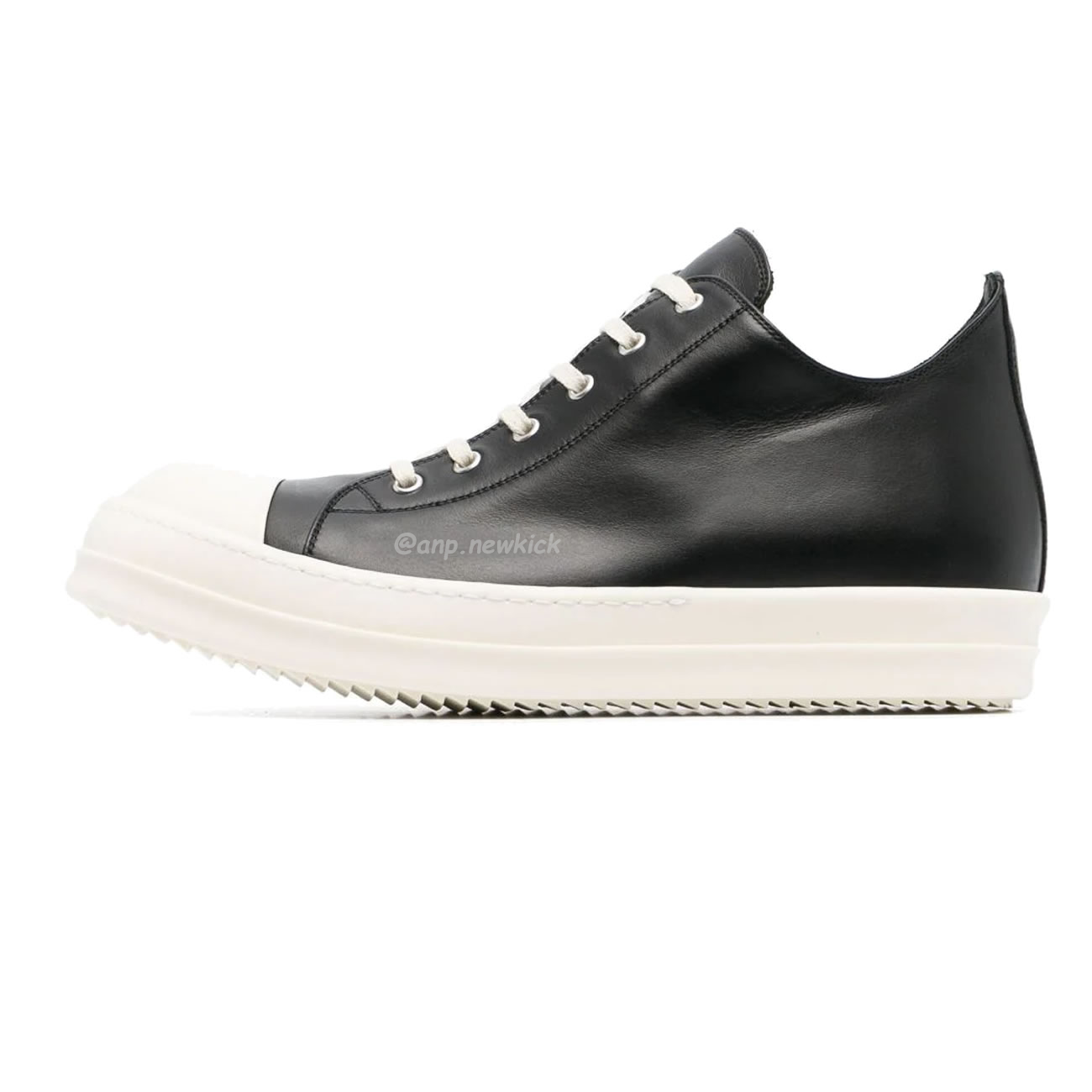 Rick Owens Leather Low Top Vintage Sneakers Suede Canvas Black Taupe Grey Faded Pnk Pearl Milk Dark Dust (37) - newkick.app