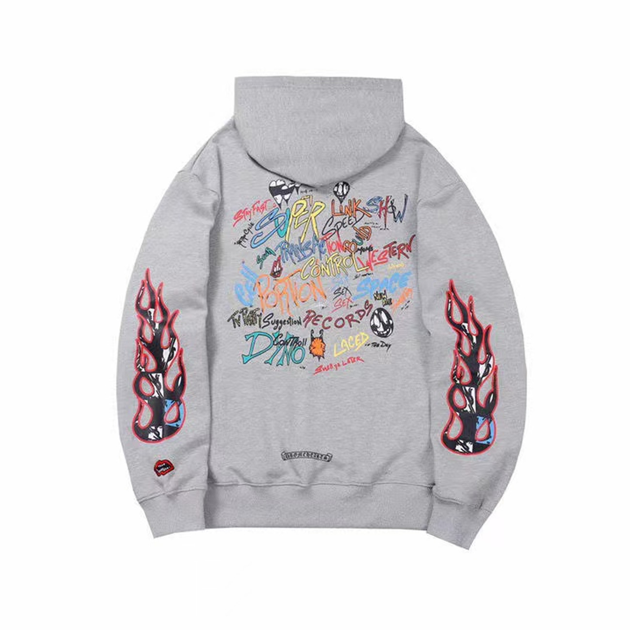 Chrome Hearts Matty Boy Brain Wave Hoodie Chrome Hearts Grey Ss21 (1) - newkick.app