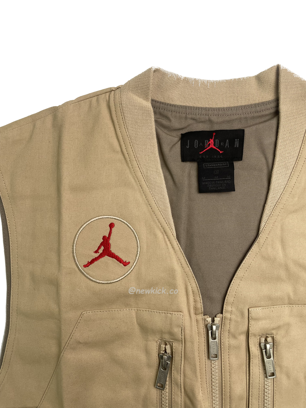 Travis Scott Cactus Jack X Jordan Utility Vest Asia Sizing Desertkhakiuni Ersity Red Ss21 (3) - newkick.app