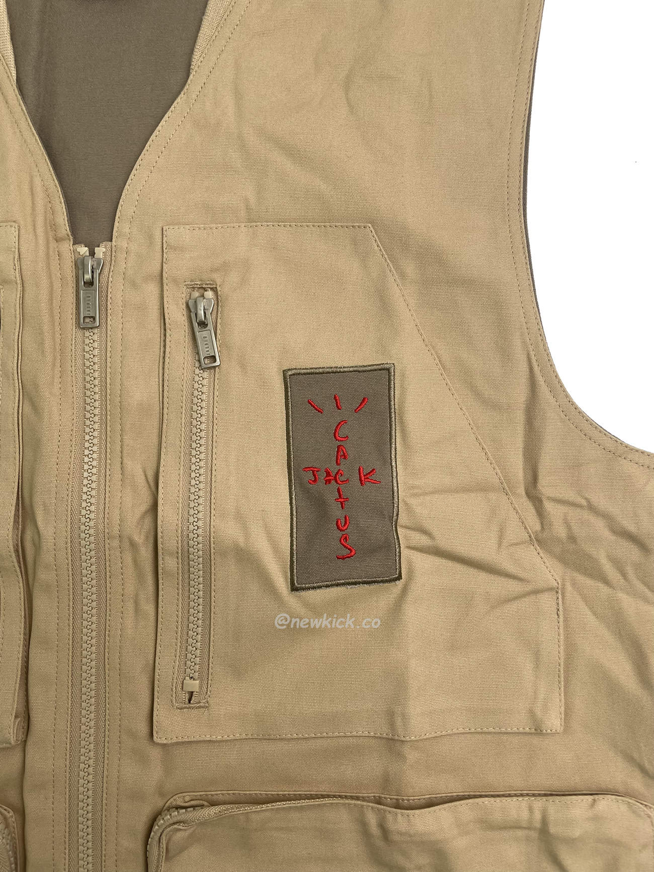 Travis Scott Cactus Jack X Jordan Utility Vest Asia Sizing Desertkhakiuni Ersity Red Ss21 (4) - newkick.app