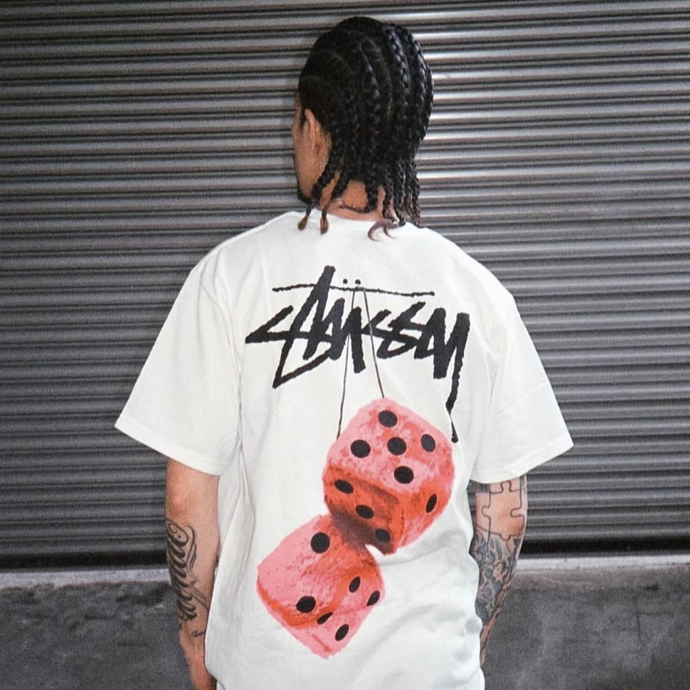 Stussy Fuzzy Dice Tee (14) - newkick.app