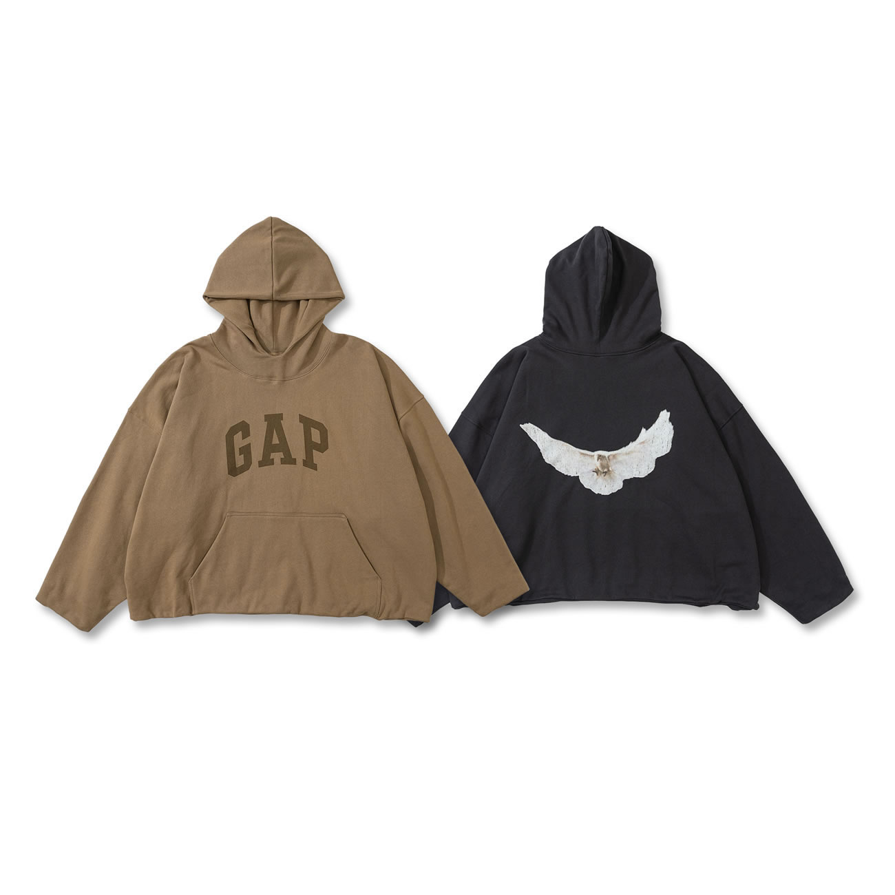 Yeezy Gap Engineered By Balenciaga Dove Hoodie Washed Black Ss22 (1) - newkick.app