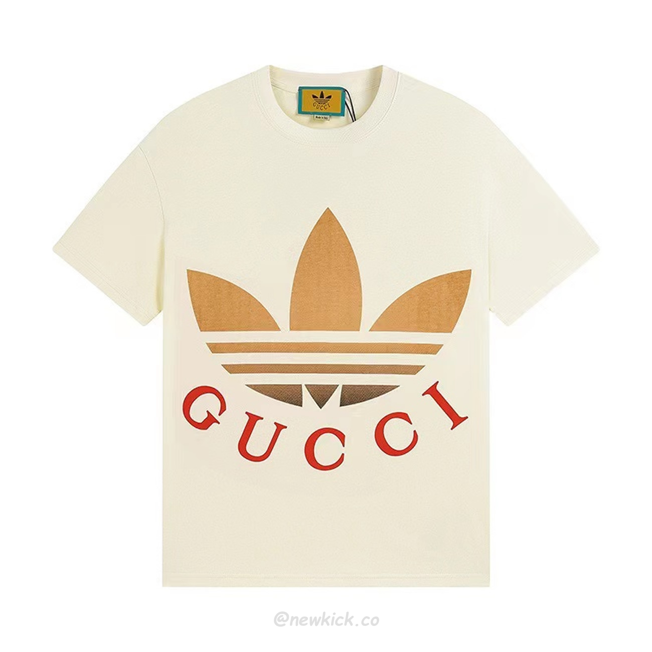 Gucci X Adidas Cotton Jersey T Shirt (1) - newkick.app