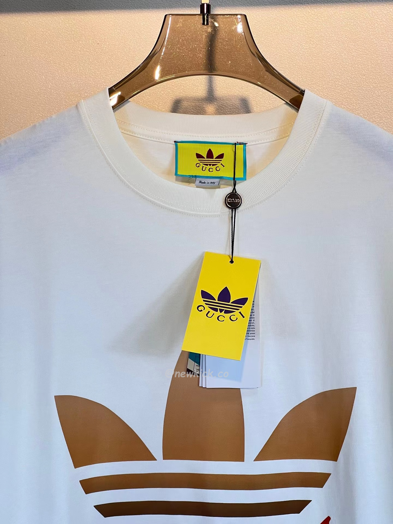 Gucci X Adidas Cotton Jersey T Shirt (11) - newkick.app