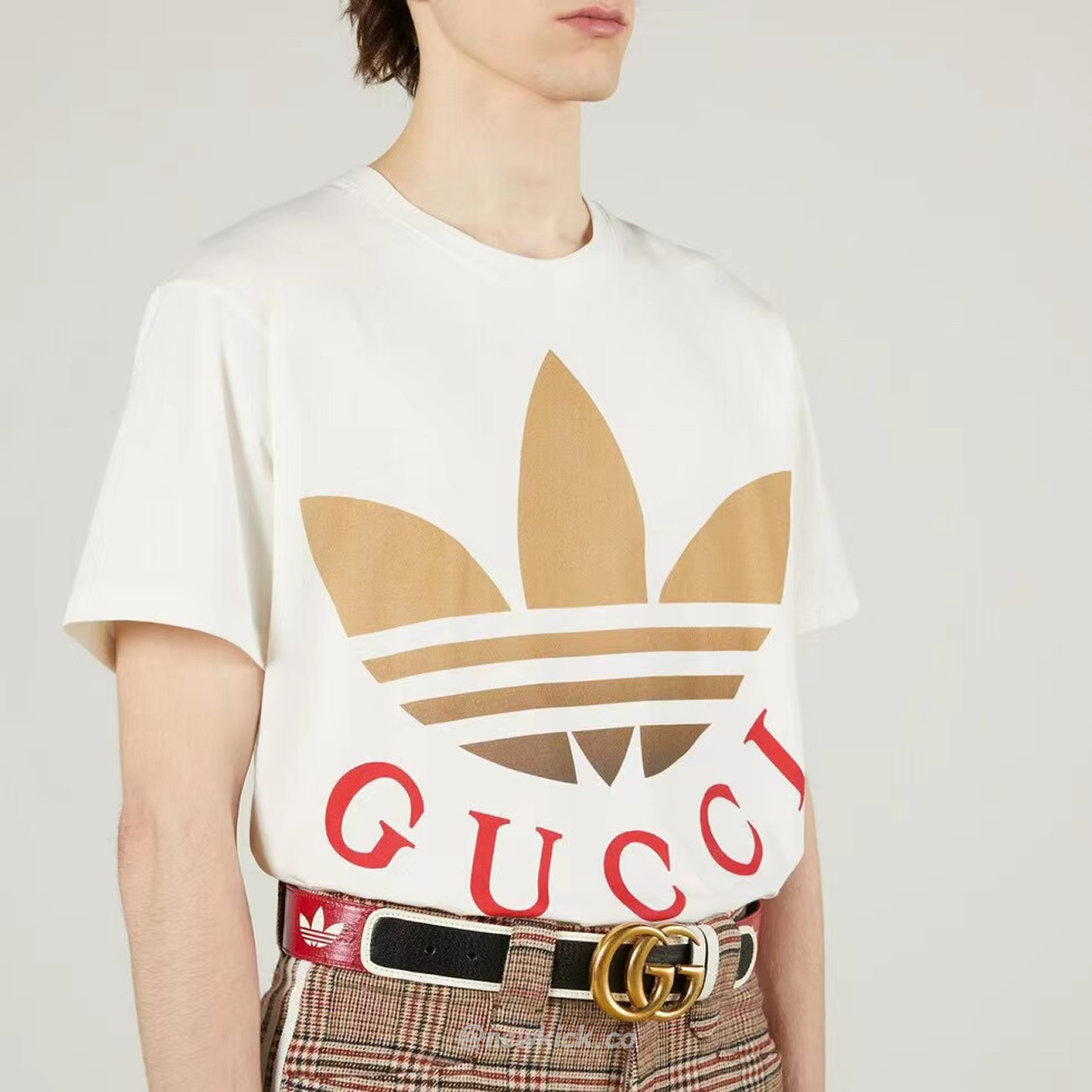 Gucci X Adidas Cotton Jersey T Shirt (12) - newkick.app