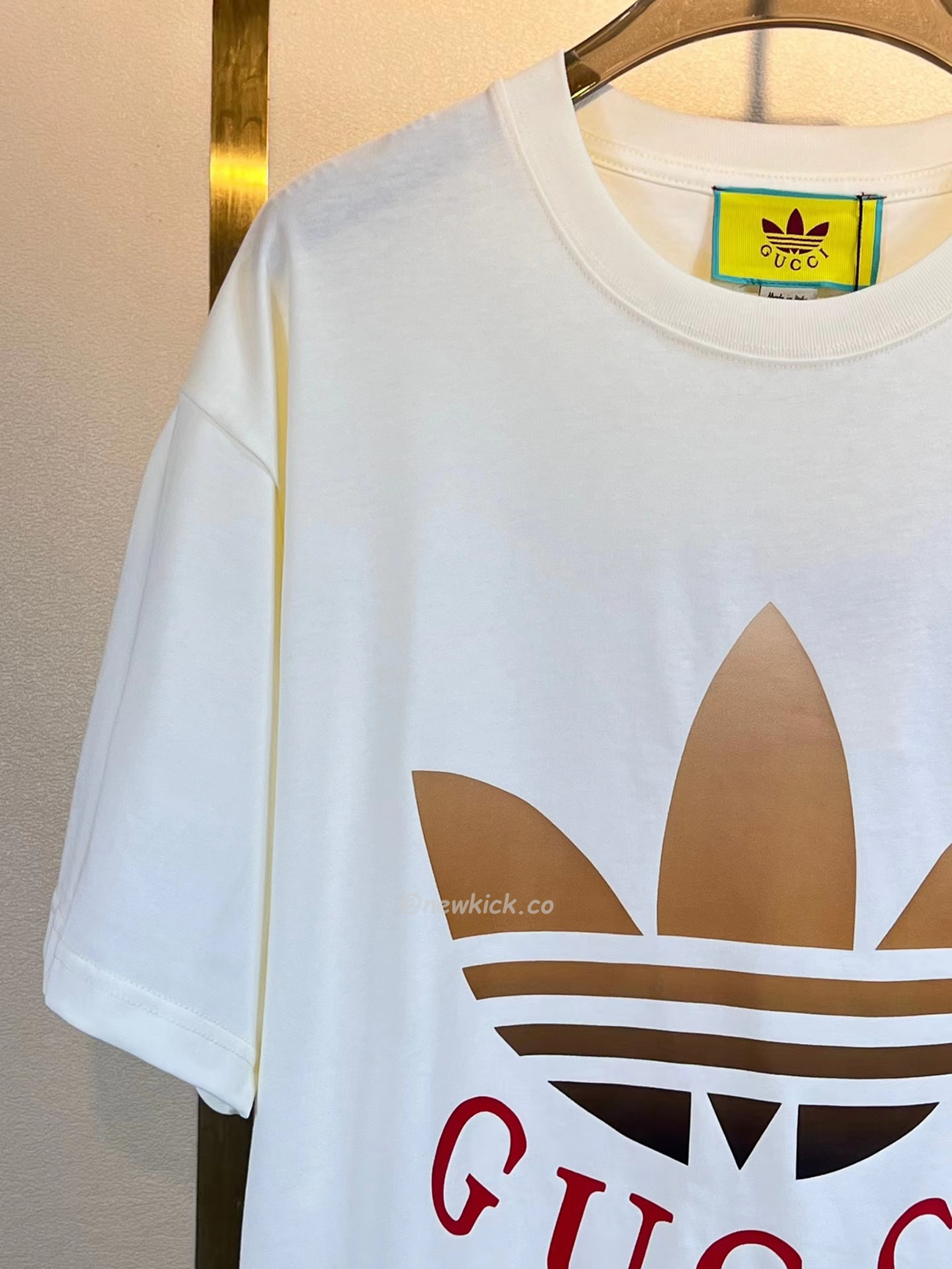 Gucci X Adidas Cotton Jersey T Shirt (13) - newkick.app