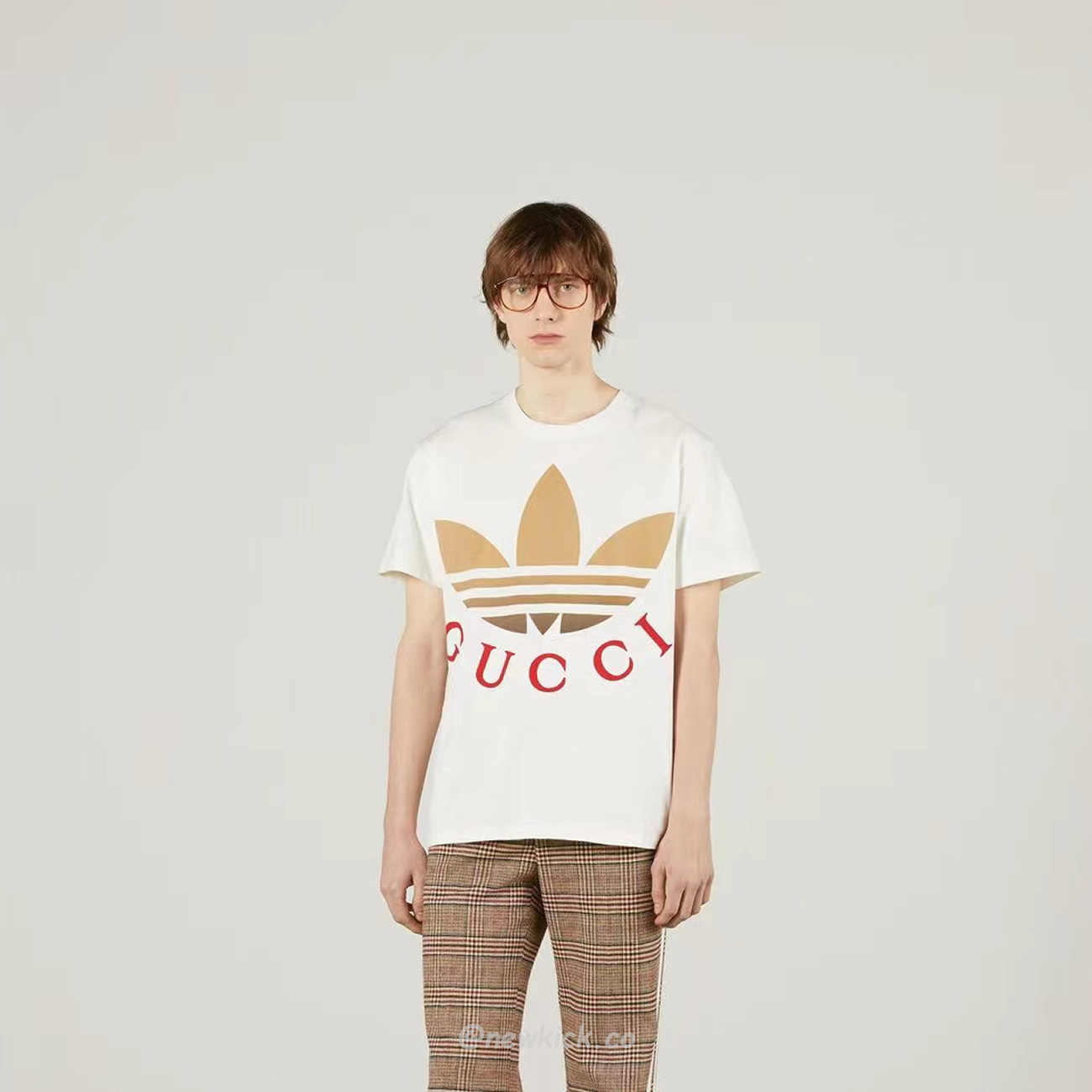 Gucci X Adidas Cotton Jersey T Shirt (9) - newkick.app