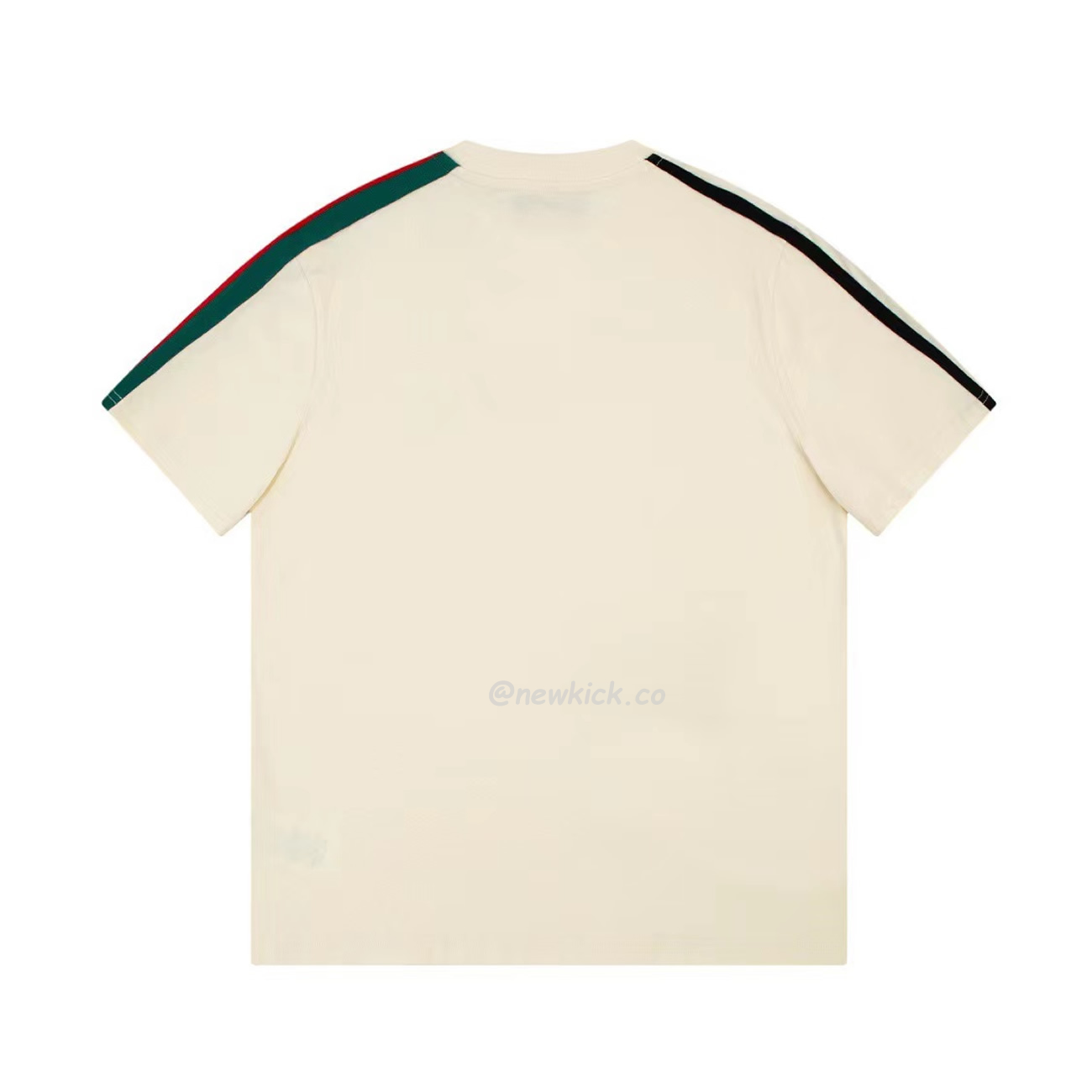 Gucci X Adidas Trefoil Print T Shirt Off White Ss22 (6) - newkick.app