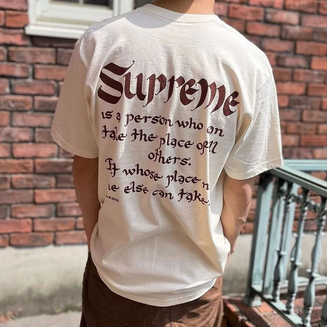 Supreme 22ss Person Tee(11) - newkick.app